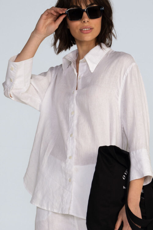 Camisa linho Camisa Branca 106SS26045 2