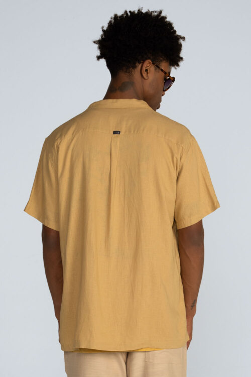 Camisa linho Camisa Mostarda 206SS26260 3