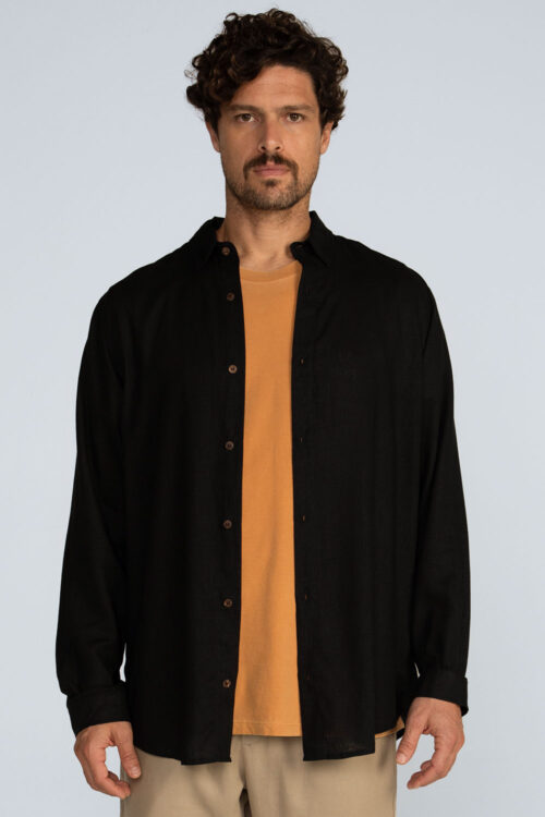 Camisa Linho manga longa