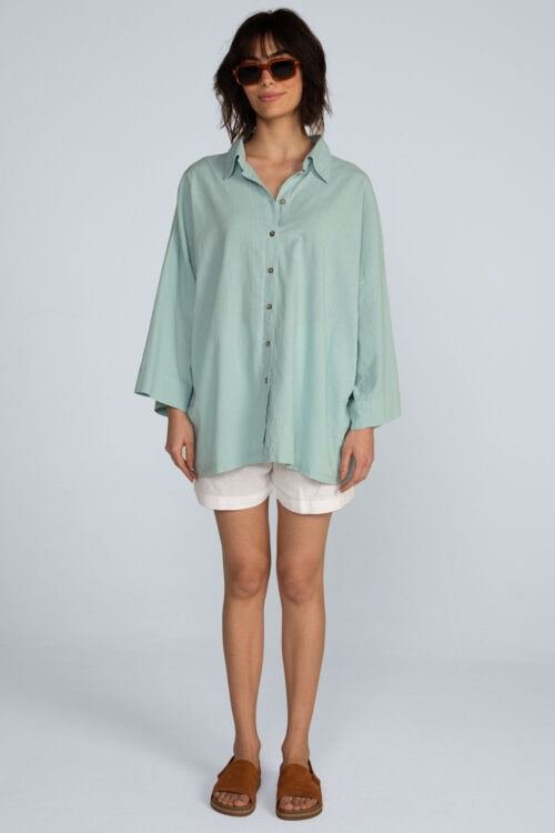 Camisa ampla Camisa Salvia 106SS26046 2