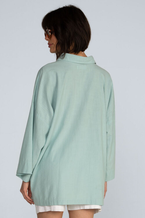 Camisa ampla Camisa Salvia 106SS26046 3