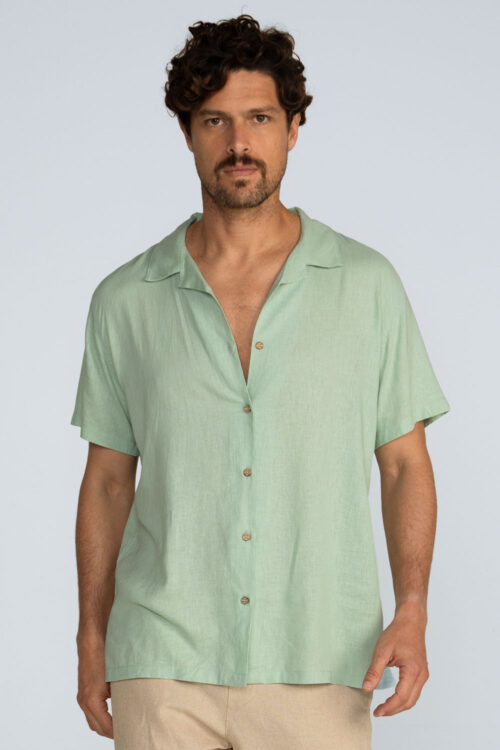 Alternative view of Camisa linho