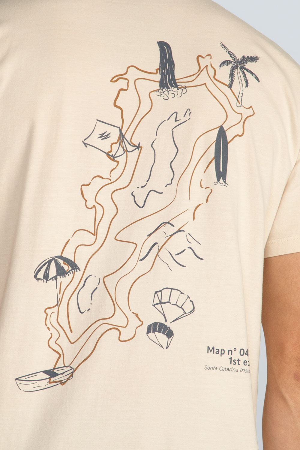 Camiseta Mapa Camiseta Mapa - Imagem 4