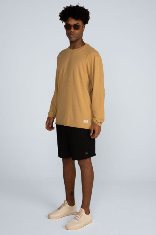 Camiseta manga longa lisa Camiseta Camel 204SS26235 2