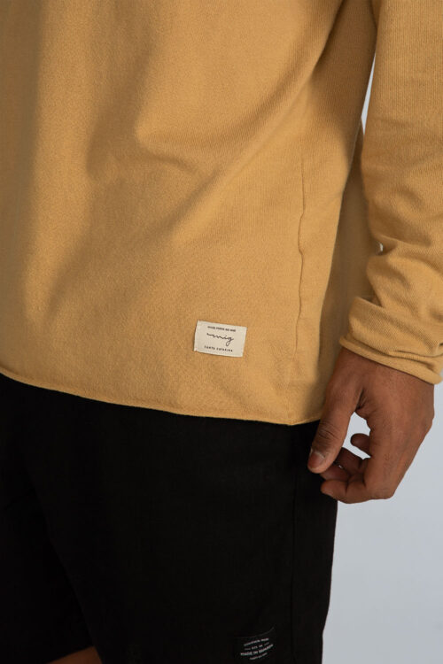 Camiseta manga longa lisa Camiseta Camel 204SS26235 7