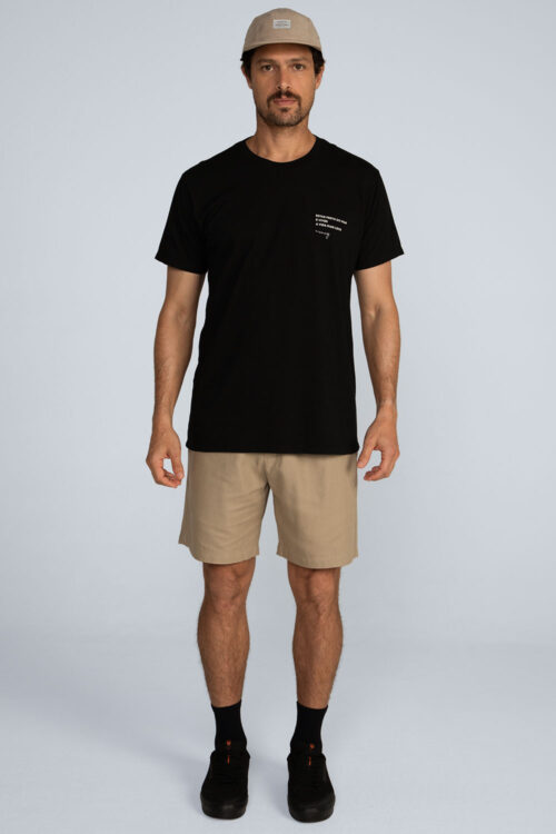 Camiseta Vida leve Camiseta Preta 201SS26211 3