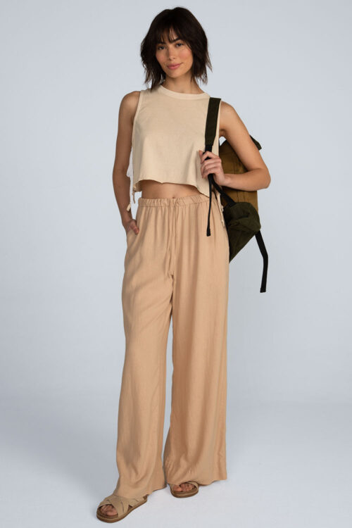 Cropped laços estonado Cropped Areia 103SS26023 1