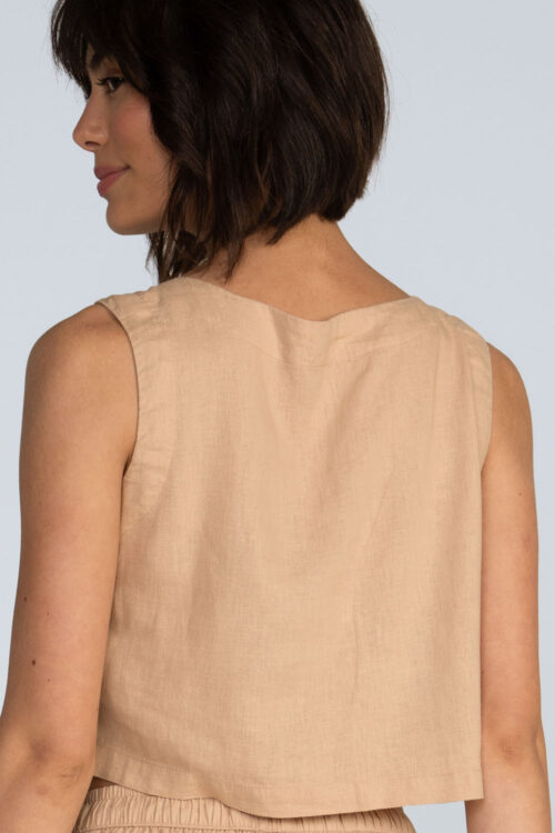 Cropped laços Cropped Camel 103SS26018 5