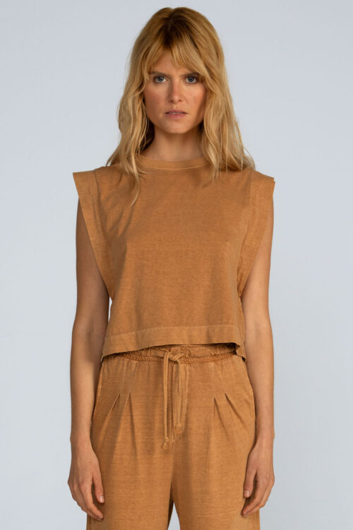 Cropped malha  estonado