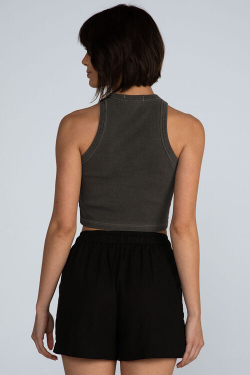 Cropped ribana estonada Cropped Grafite 103SS26020 3