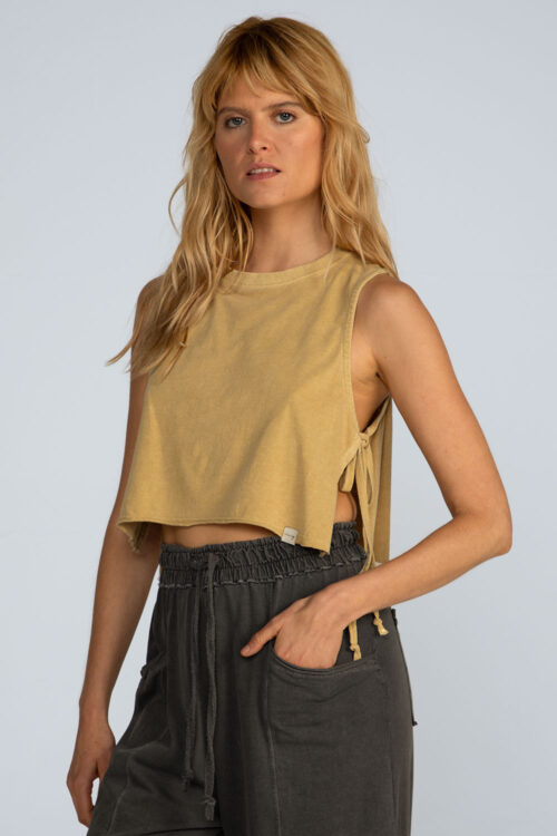 Alternative view of Cropped laços estonado