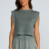 Cropped malha  estonado