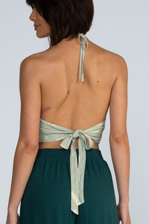 Cropped frente única estampado Cropped Remanso 103SS26019 4