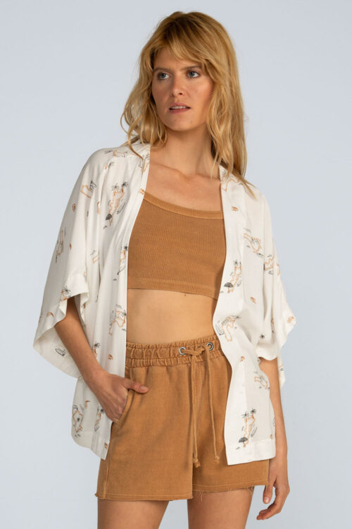 Kimono curto estampado Kimono Ilhas 106SS26042 4
