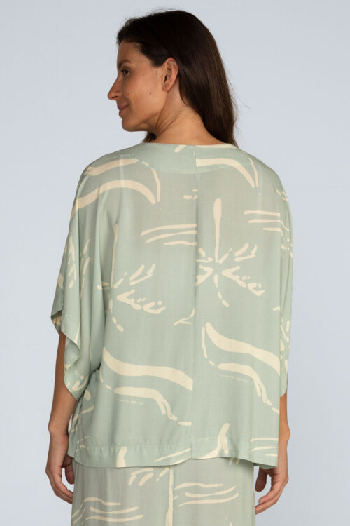 Alternative view of Kimono curto estampado