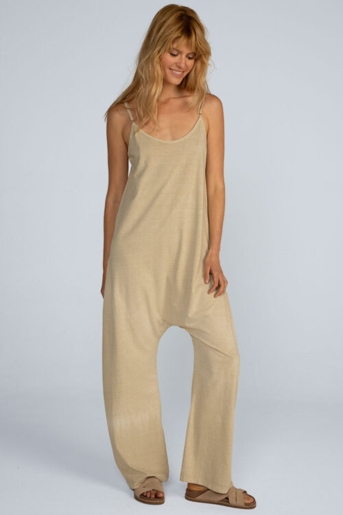 Macacão alças estonado Macacao Areia 114SS26103 6