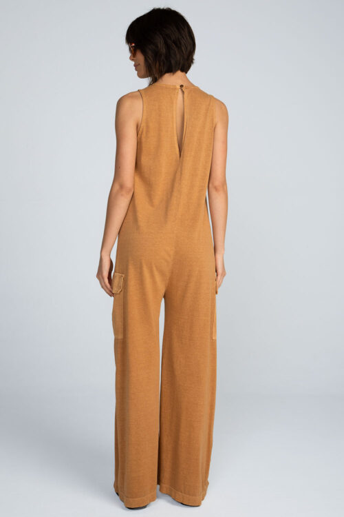 Macacão malha estonada Macacao Damasco 114SS26100 4