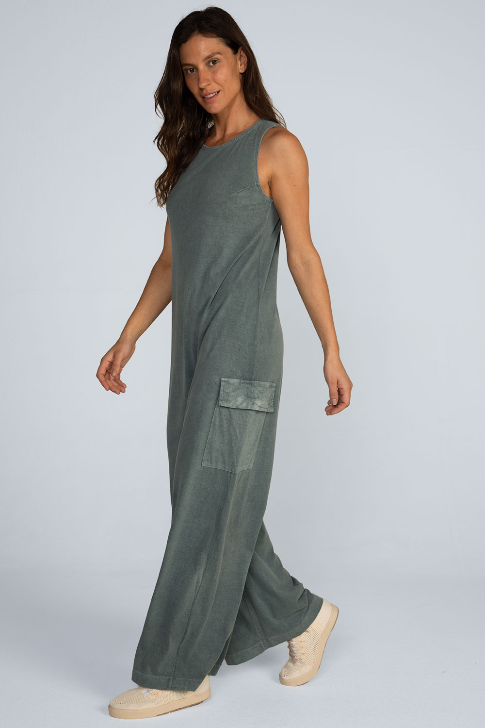 Macacão malha estonada Macacão malha estonada - Imagem 5