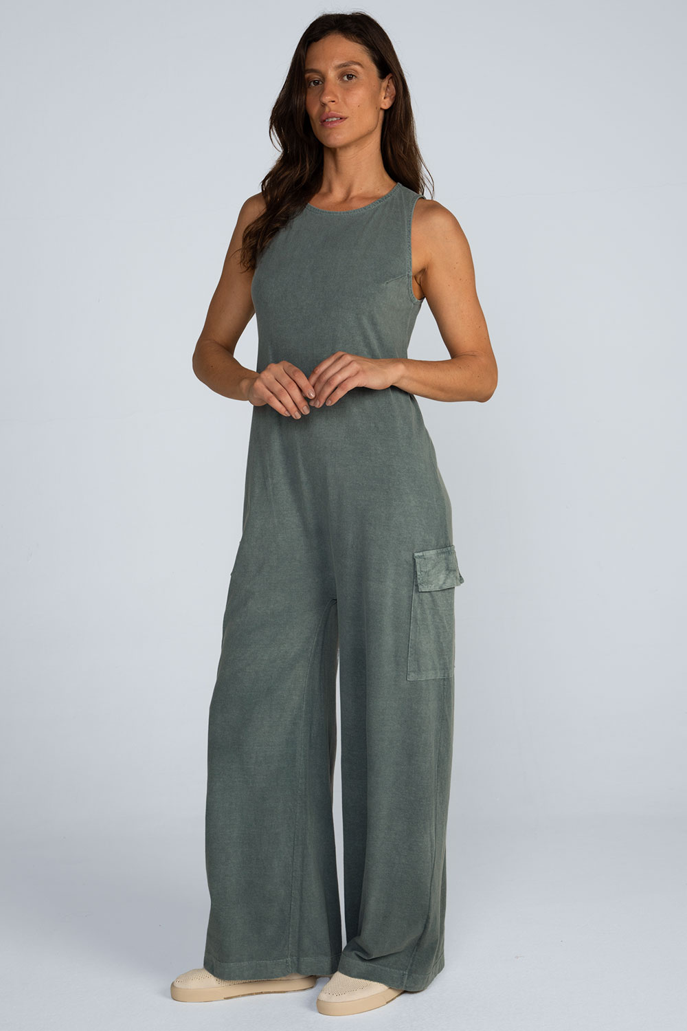 Macacão malha estonada Macacão malha estonada - Imagem 4