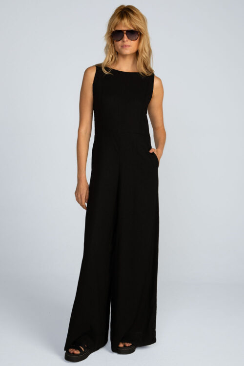 Macacão linho washed Macacao Preto 114SS26101 1