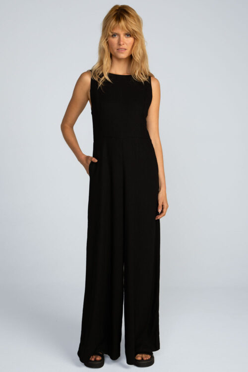 Macacão linho washed Macacao Preto 114SS26101 5