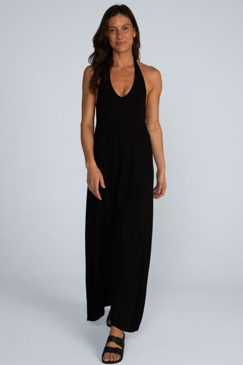 Macacão viscose lisa Macacao Preto 114SS26102 4