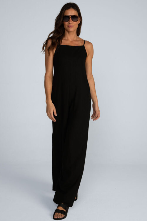 Macacão linho leve Macacao Preto 114SS26104 4