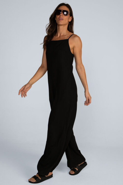 Macacão linho leve Macacao Preto 114SS26104 5