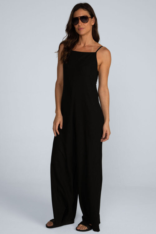 Macacão linho leve Macacao Preto 114SS26104 6