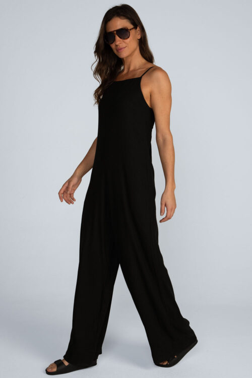 Macacão linho leve Macacao Preto 114SS26104 7