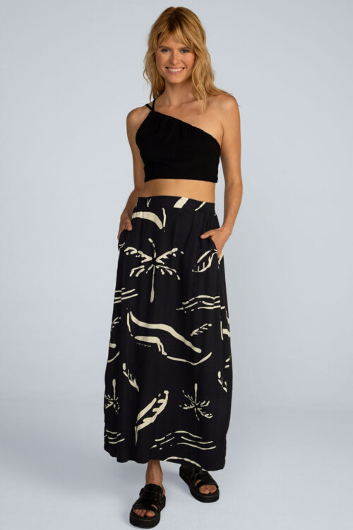 Saia Midi estampada Saia Floresta 116SS26125 6