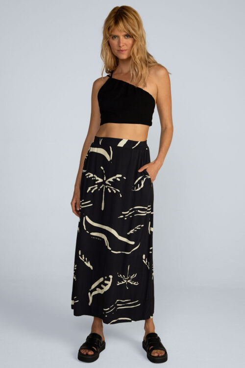 Saia Midi estampada Saia Floresta 116SS26125 7