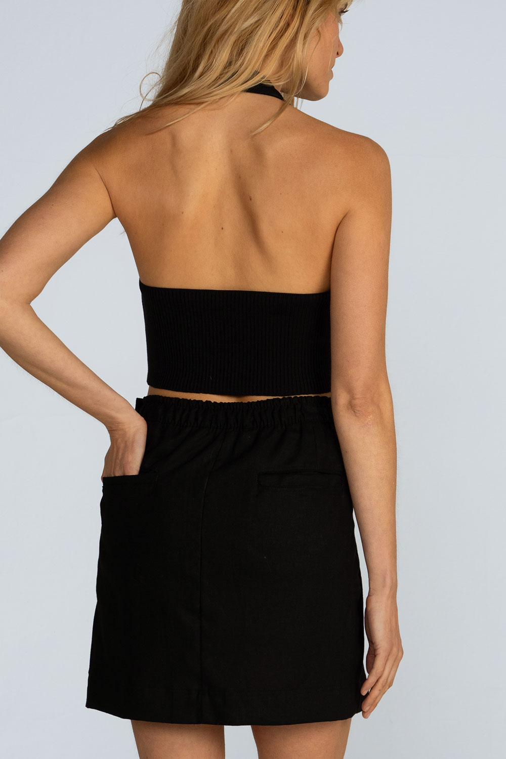 Saia curta linho Saia curta linho - Imagem 3