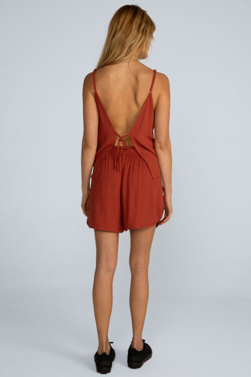 Short viscose lisa Short Terracota 115SS26111 3