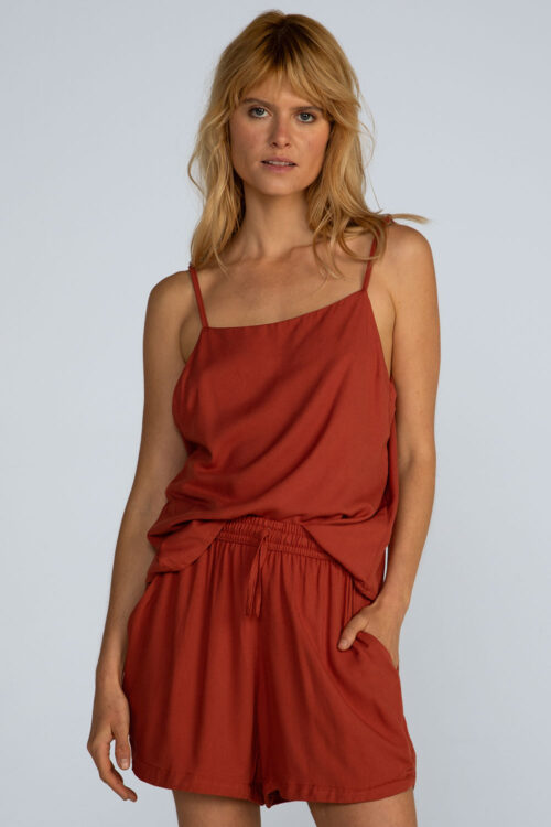 Alternative view of Short viscose lisa