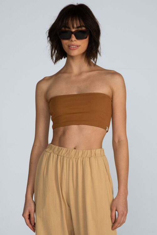 Alternative view of Top faixa canelado