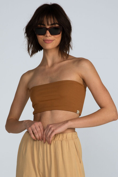 Top faixa canelado Top Amendoa 103SS26011 4