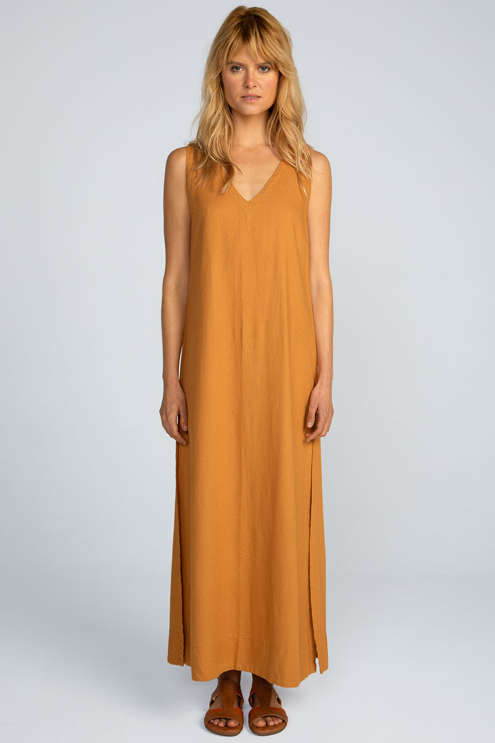 Vestido longo linho Vestido longo linho - Imagem 4