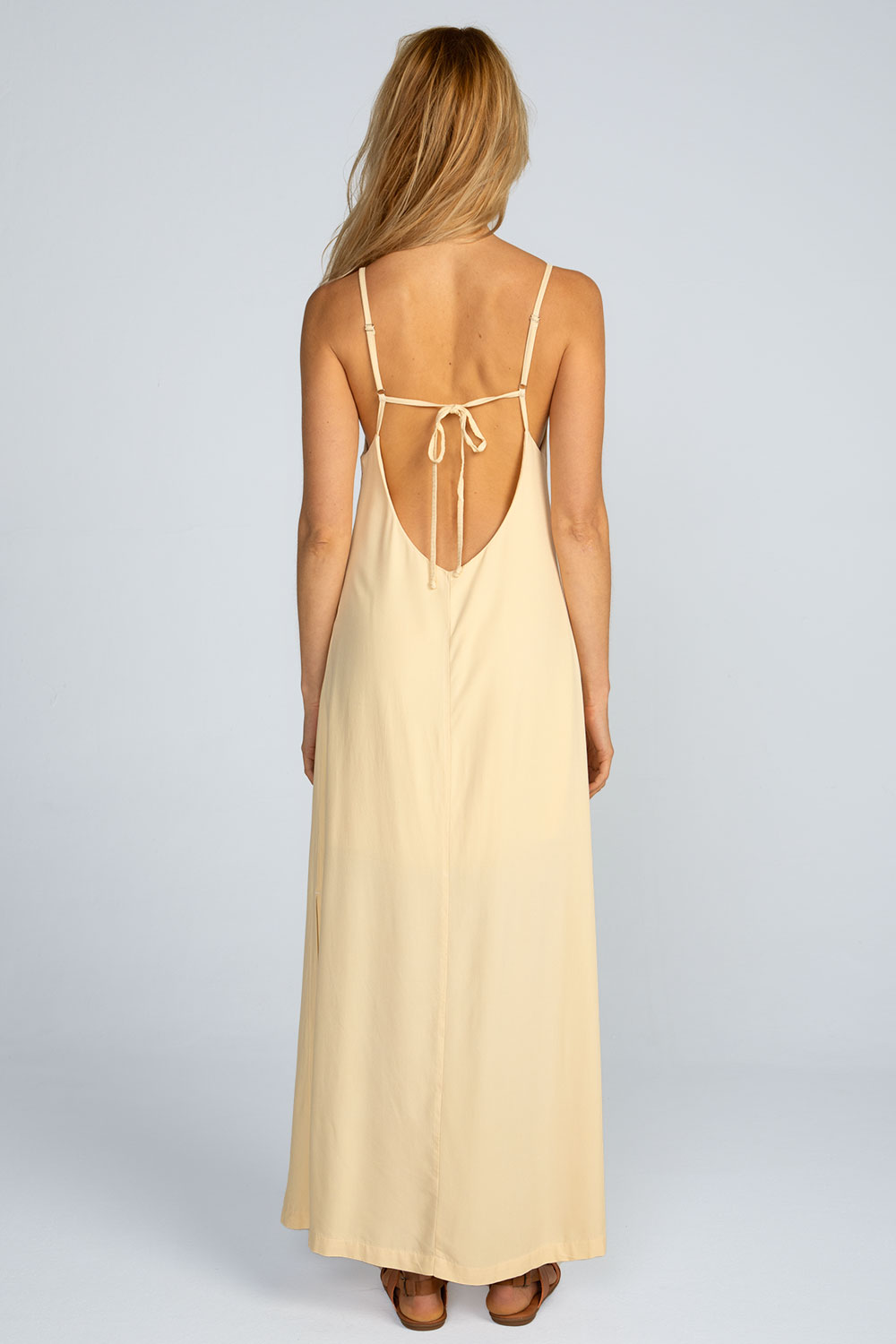 Vestido longo liso Vestido longo liso - Imagem 5