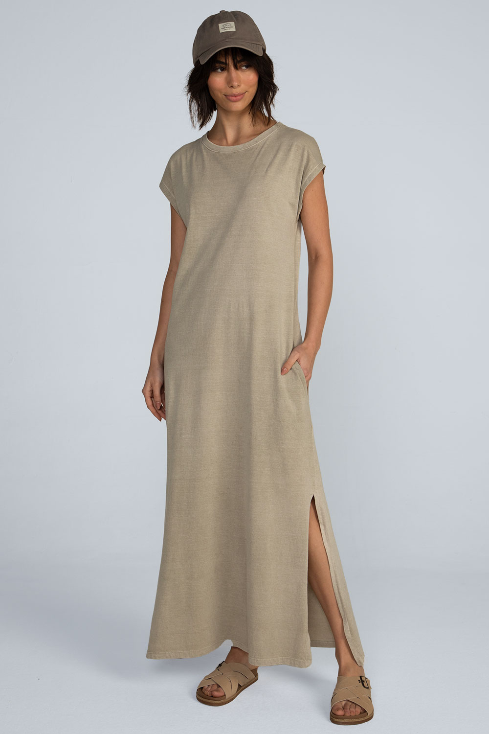 Vestido longo estonado Vestido longo estonado