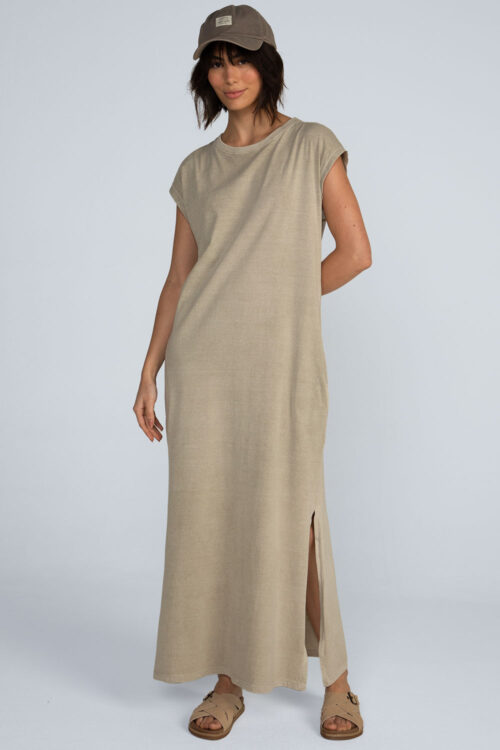 Vestido longo estonado Vestido Camurca 113SS26087 7