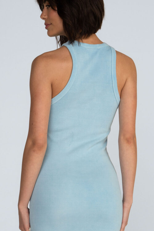 Vestido curto malha estonada Vestido Ceu 113SS26071 7