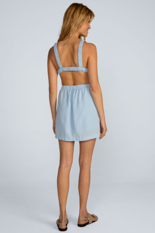 Vestido curto liso Vestido Ceu 113SS26074 7