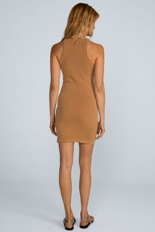 Vestido curto malha estonada Vestido Damasco 113SS26071 3