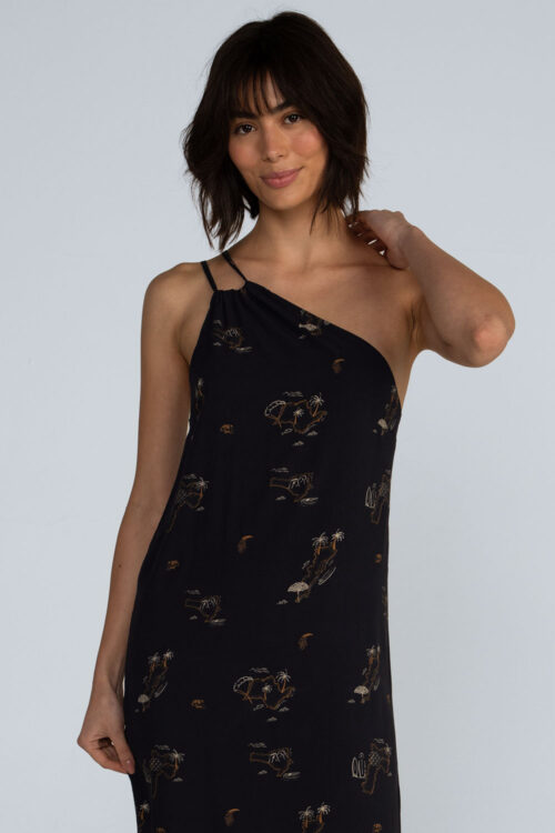 Alternative view of Vestido midi estampado