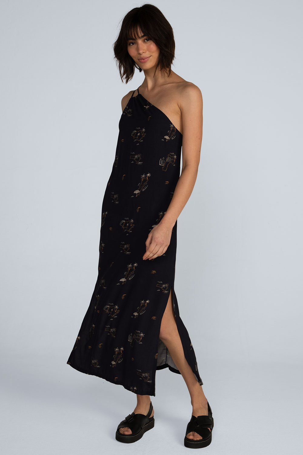 Vestido midi estampado Vestido midi estampado