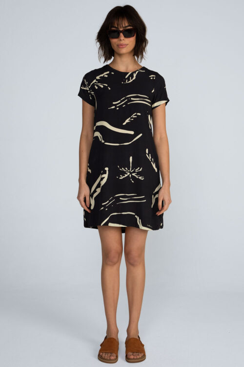 Vestido curto estampado Vestido Floresta 113SS26077 1