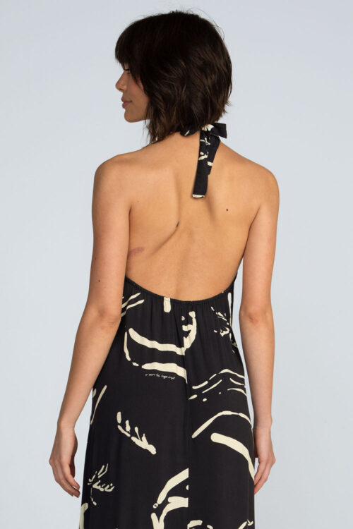 Alternative view of Vestido longo estampado