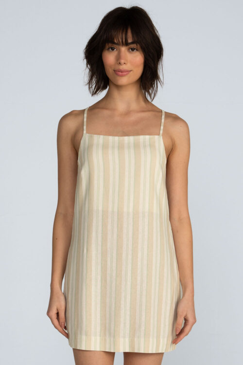 Vestido curto listrado Vestido Listrado 113SS26073 2