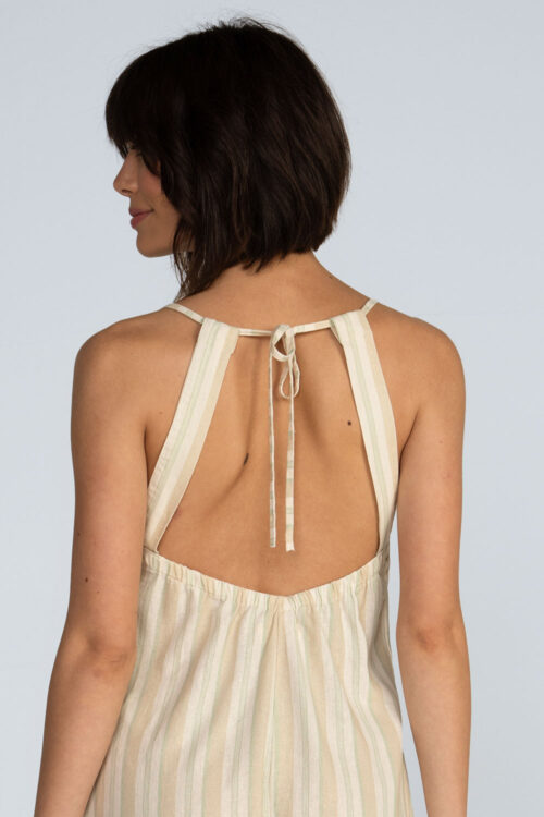 Vestido curto listrado Vestido Listrado 113SS26073 4